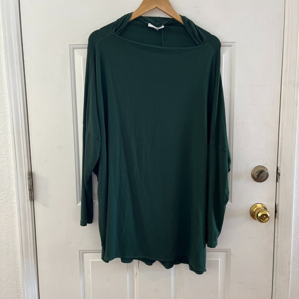 bryn Walker Forest Green Tunic Top